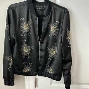 Endless Rose sequin bomber jacket